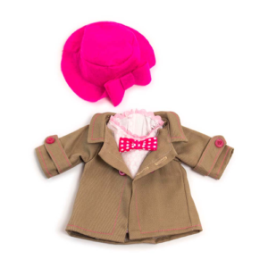 Completo trench e cappello per bambole da 32 cm Miniland Educational