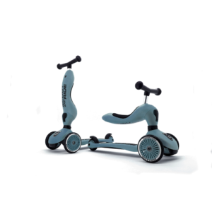 Cavalcabile e monopattino 2 in 1 blu - steel Scoot&ride