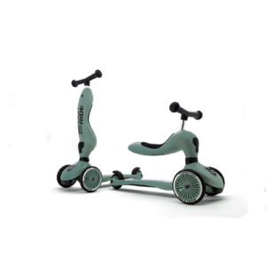 Cavalcabile e monopattino 2 in 1 verde foresta - forest Scoot&ride