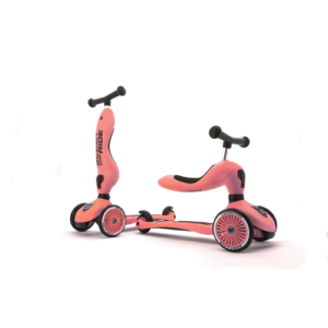 Cavalcabile e monopattino 2 in 1 pesca - peach Scoot&ride