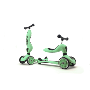 Cavalcabile e monopattino 2 in 1 verde kiwi Scoot&ride