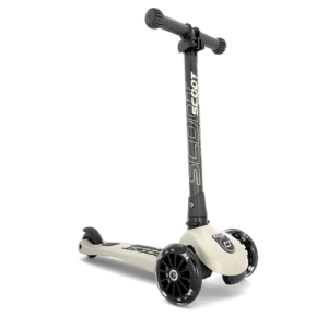 Monopattino richiudibile con ruote luci led cenere - ash Scoot&ride