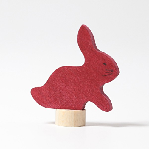 Figura decorativa - Coniglio rosso Grimm's