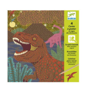 Carte da grattare - dinosauri Djeco