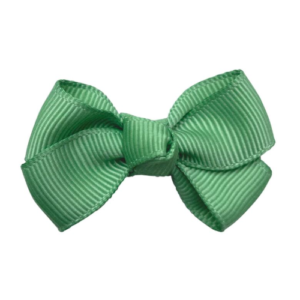 Fiocco per capelli con clip verde La Pingvin