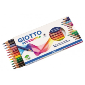 12 pastelli supermina a forma esagonale Giotto