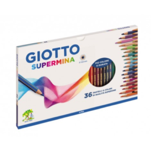 36 pastelli supermina a forma esagonale Giotto